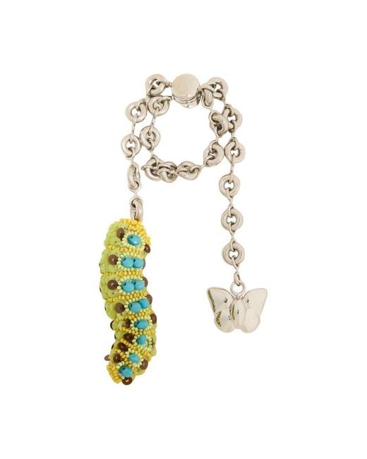 Loewe Metallic Bead Chain Bag Charm