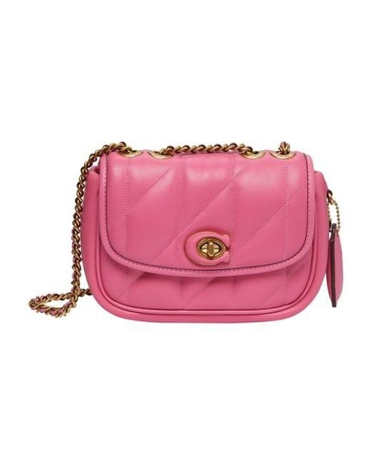 COACH Madison Shoulder Bag 18 in b4_petunia (Pink) | Lyst