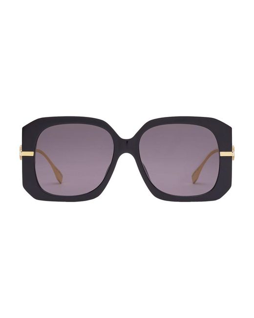 Fendi Purple Graphy Sunglasses
