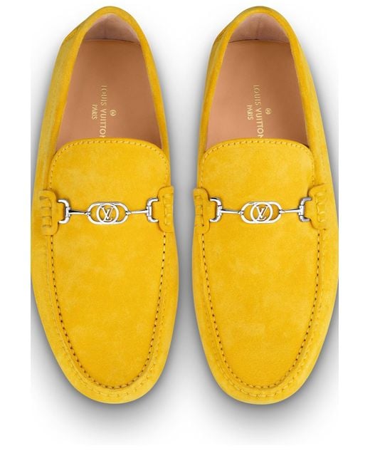 Louis Vuitton Lv Porto Vecchio Moccasin in Yellow for Men