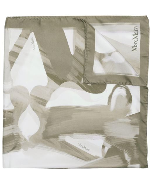 Max Mara Metallic Seidenschal