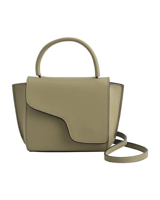 Atp Atelier Green Montalcino Leather Mini Handbag