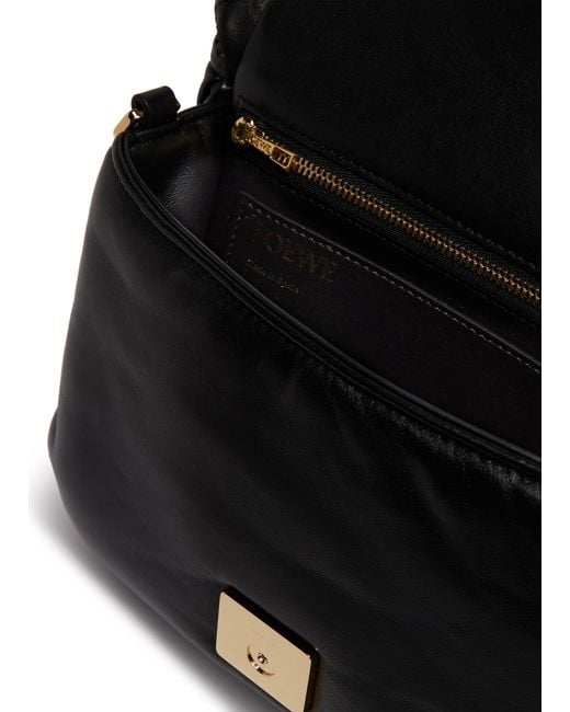 Loewe Black Goya Puffer Bag