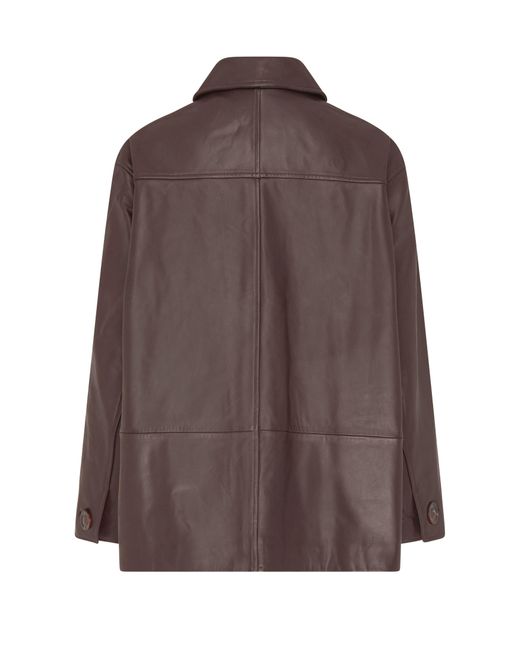 Soeur Brown Vincenzo Leather Jacket
