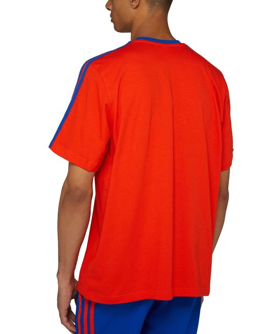 Adidas Originals Orange Organic Cotton-Jersey T-Shirt for men