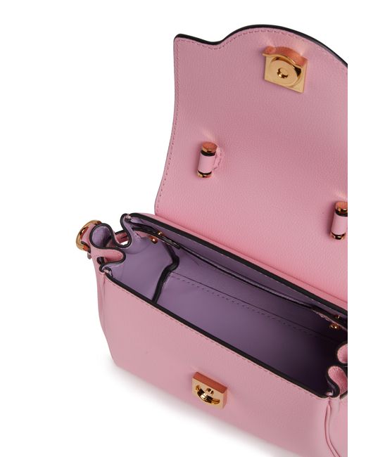 Versace Pink La Medusa Small Handbag