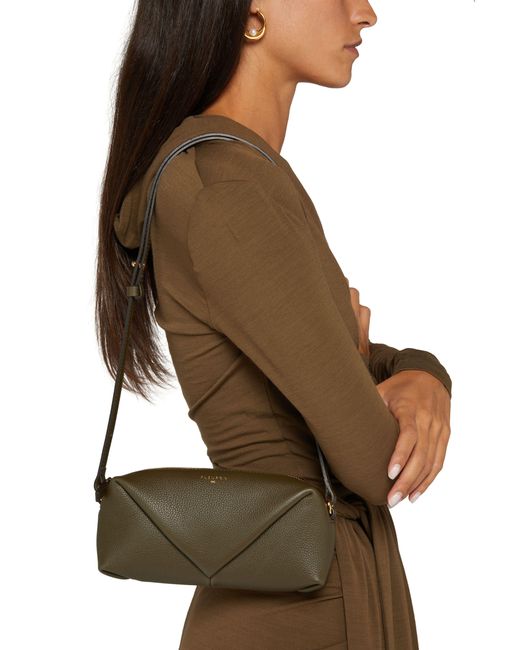 Fleuron Brown Mini Trinity Bag