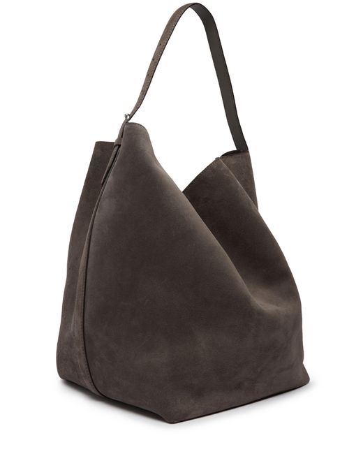 Totême  Black Schultertasche Espresso Aus Leder