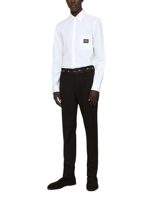 Dolce & Gabbana White Casual Shirts for men