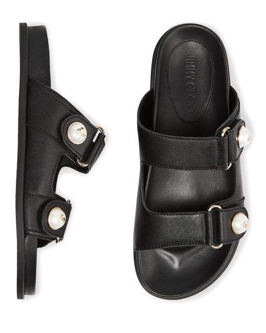 Sandales Fayence Jimmy Choo en coloris Black