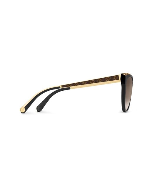 Louis Vuitton Black La Boum Canvas Sonnenbrille