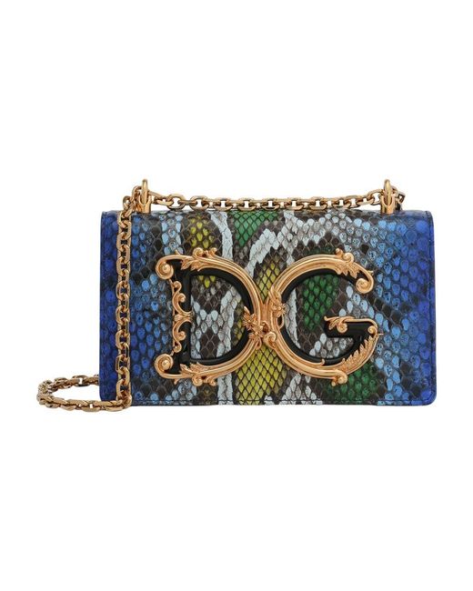 Dolce & Gabbana Blue Dg Girls Phone Bag