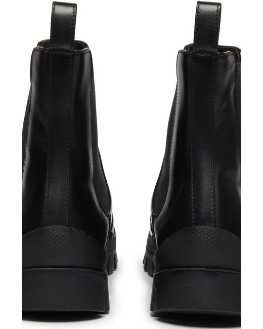 The Row Greta Leather Boots in Black | Lyst Canada