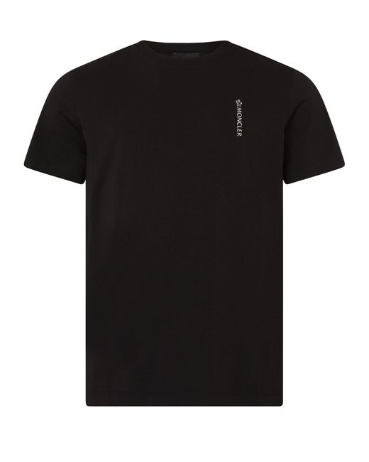Moncler Black Short-sleeved T-shirt for men