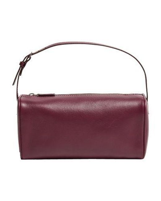 The Row Purple Handtasche 90's Aus Leder