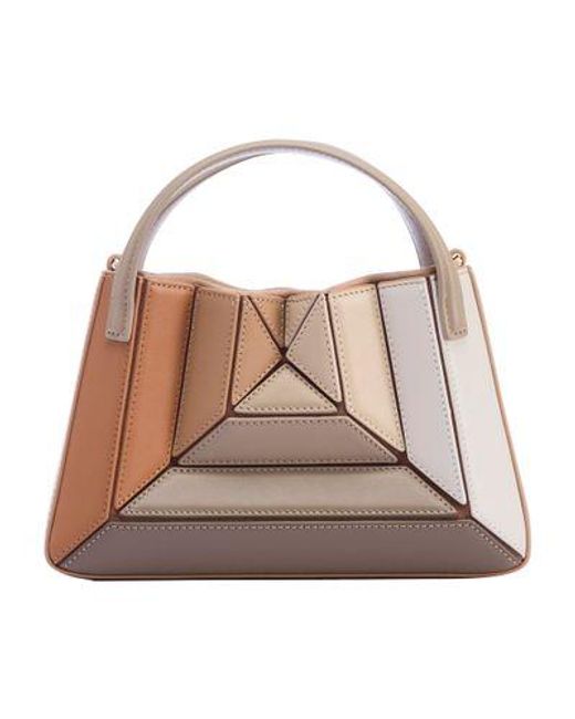 Mlouye Brown Cabas-Tasche Sera Mini