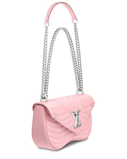 Louis Vuitton Smoothie Pink Leather New Wave Chain Bag PM Bag