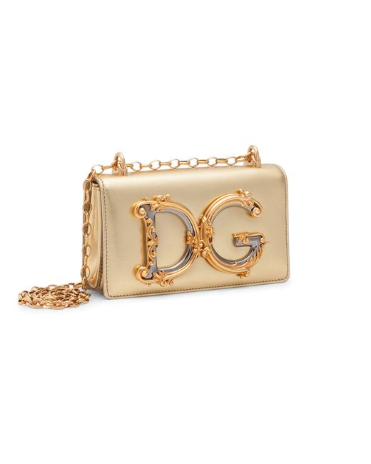 Dolce & Gabbana Black Dg Girls Phone Bag