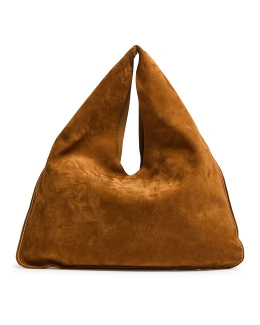The Row Brown Small Bindle Bag