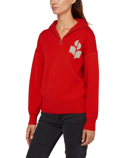 Isabel Marant Red Azra Sweater