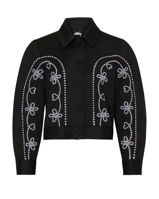 Chloé Black Embroidered Jacket