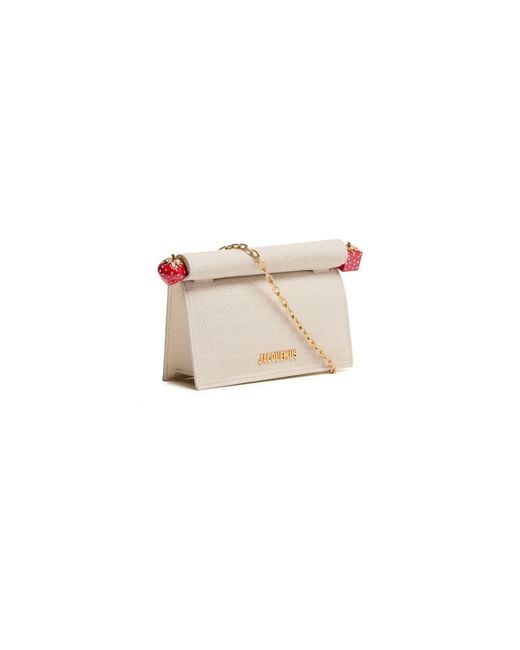 Jacquemus Natural Kleine Clutch The Rond Carré