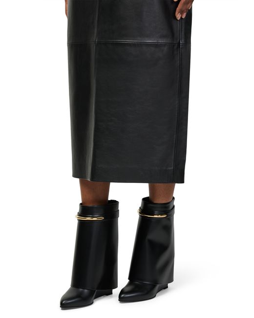 Givenchy Black Shark Ankle Boots