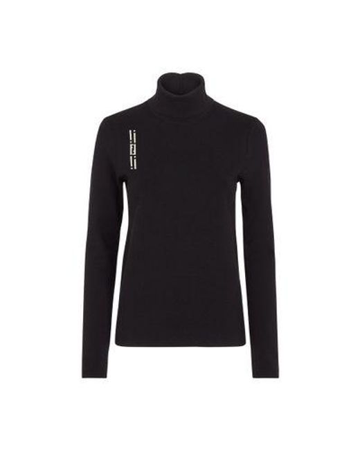 Fendi Black High-neck Sweater