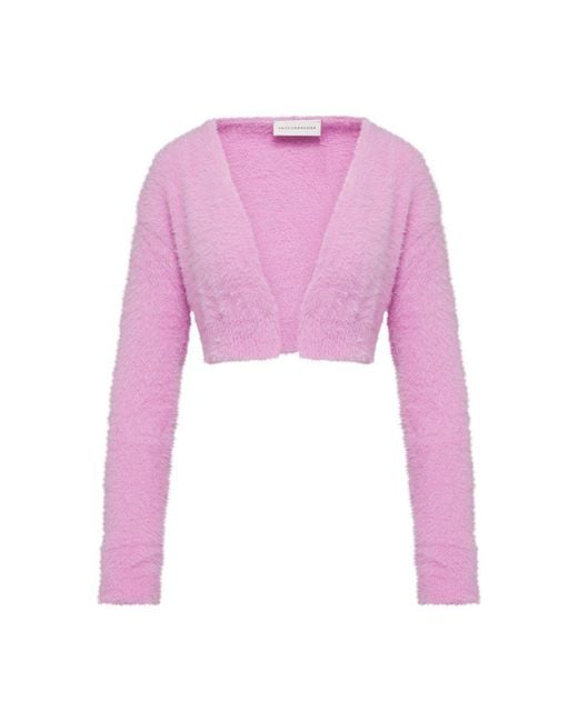 Faith Connexion Pink Cropped Cardigan
