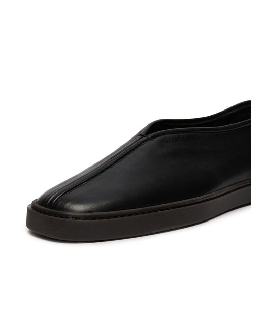 Lemaire Black Piped Sneakers for men