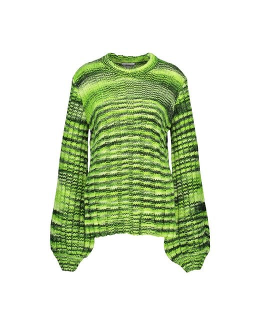 Ganni green jumper discount