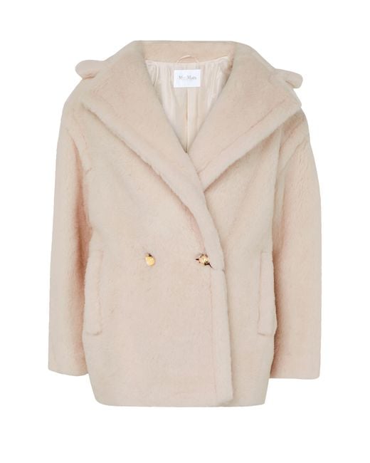Max Mara Pink Olga Aviator Jacket