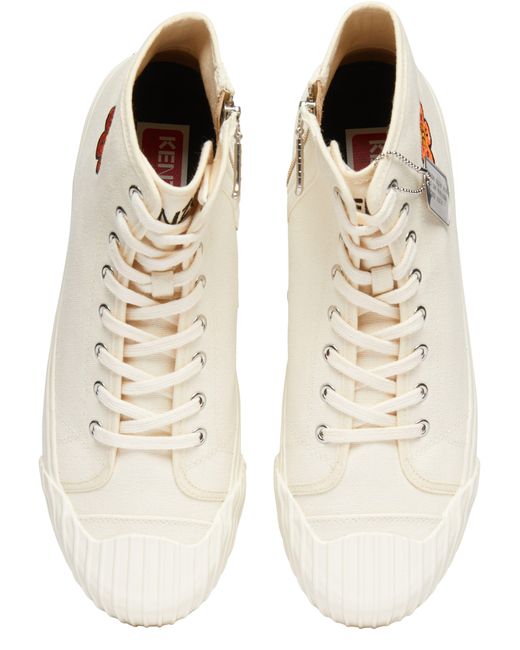 KENZO White School Sneakers for men