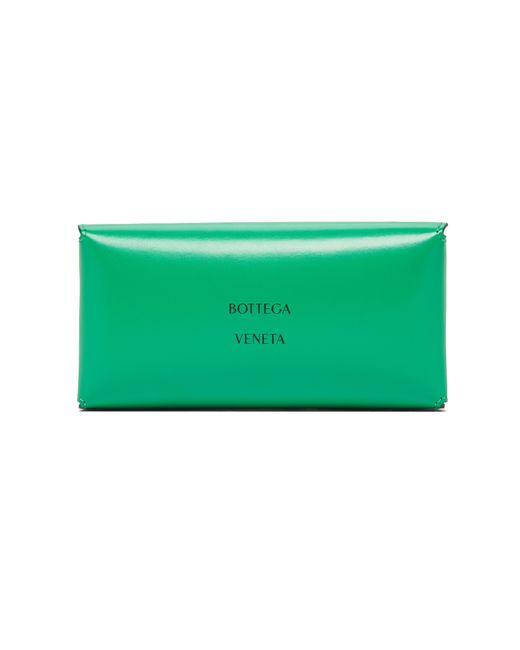 Bottega Veneta Gray Mitre Rectangular Recycled Acetate Sunglasses for men