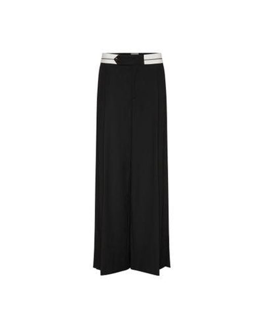 THE GARMENT Black Pluto Wide Pleated Pants