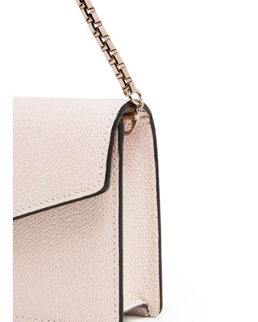 Valextra Natural Iside Pouch With Chain