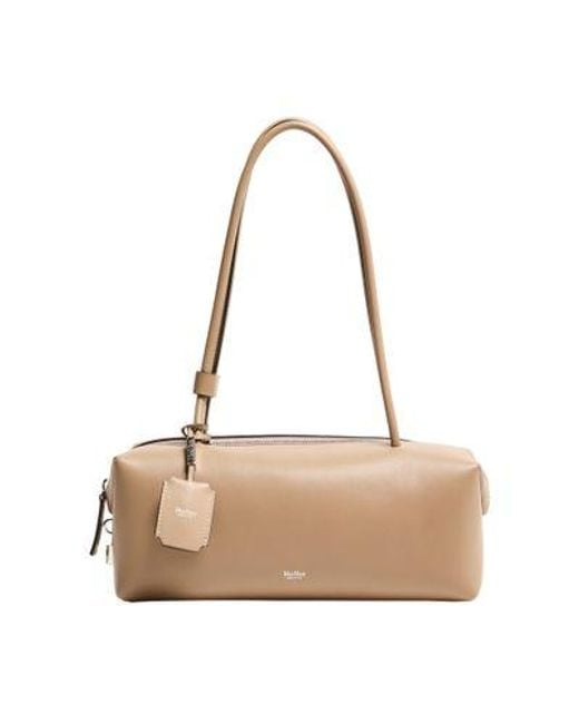 Max Mara Natural Schultertasche Holdall Mit Kordelzug