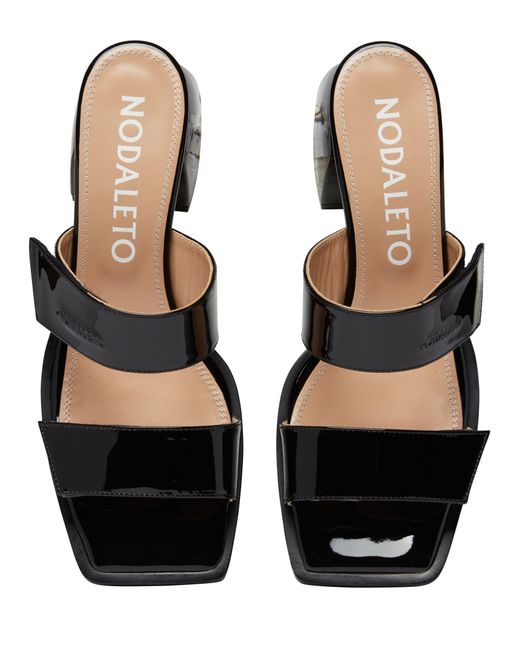 NODALETO Black Bulla Sl 45 High-heeled Sandals