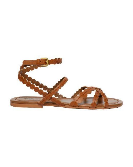 See By Chloé Brown Kaddy Sandals