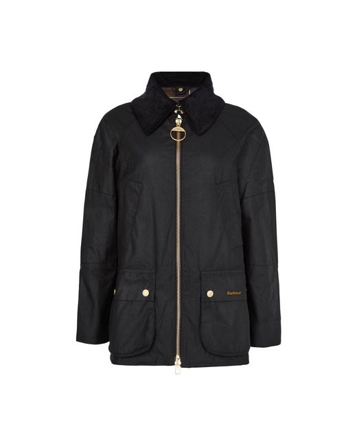 Barbour Black Jacke Allerston Wax