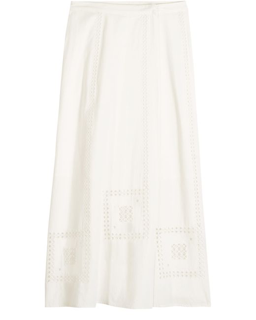 Ba&sh White Lermaid Skirt