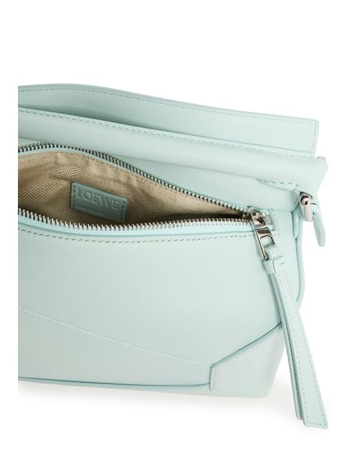 Loewe Blue Small Puzzle Edge Bag
