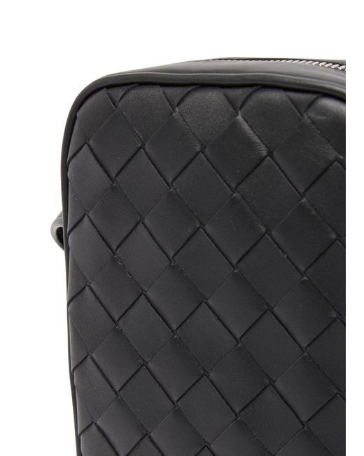 Pochette Pour Téléphone Zippé Intrecciato Bottega Veneta pour homme en coloris Black