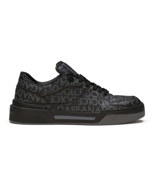 Sneakers New Roma en jacquard enduit Dolce & Gabbana pour homme en coloris Black