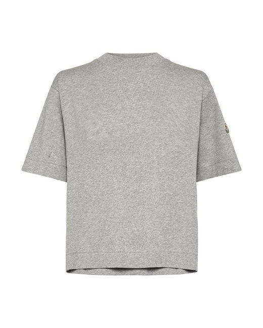 Moncler Gray Short Sleeves T-shirrt
