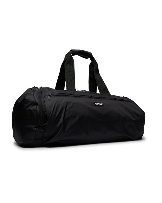 K-Way Black Mareville M Travel Bag for men