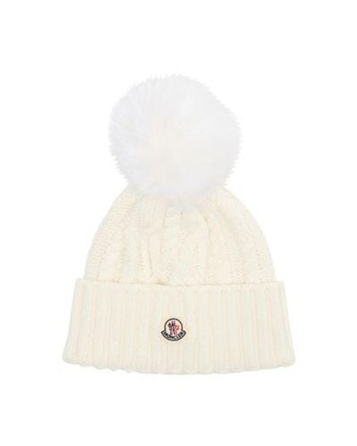 Bonnet À Logo Moncler en coloris White