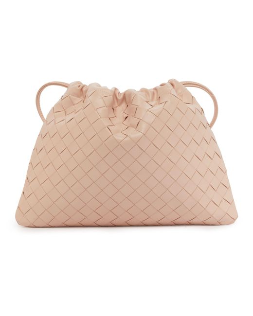 Bottega Veneta Intrecciato Calfskin Leather Dustbag in Pink