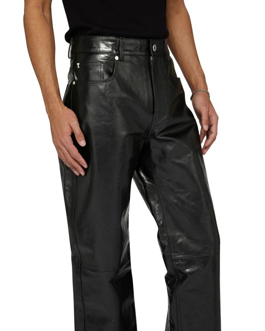 Pantalon à coupe droite AMI pour homme en coloris Black
