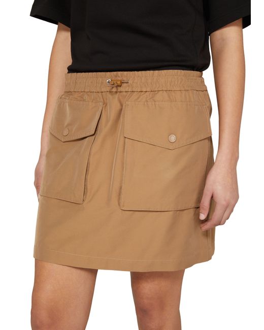 Moncler Natural Short Skirt